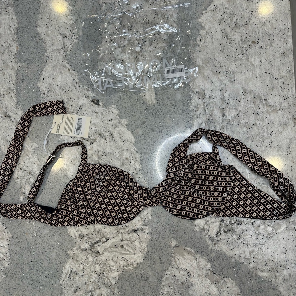 Monday Swimwear Maui Top in Geo Lynx Size V - Picture 4 of 8